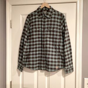 Carhartt Flannel Plaid Button Down Shirt M